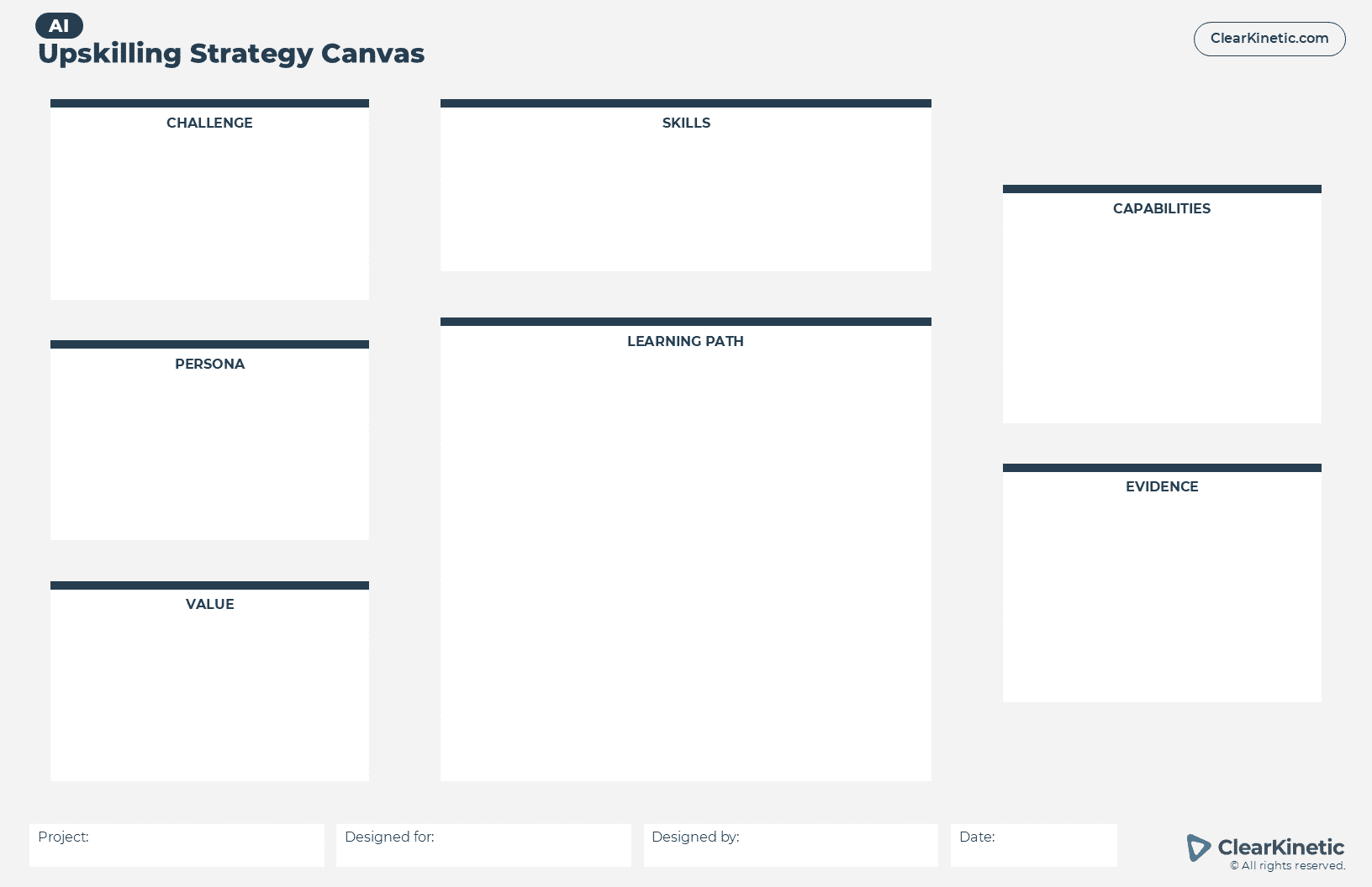 Image of AI Upskilling Strategy Canvas Image of AI Upskilling Strategy Canvas